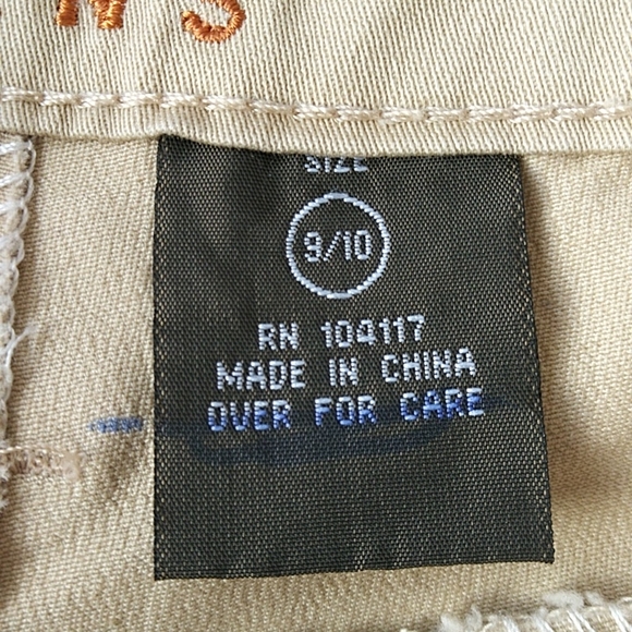 Gazoz Jeans Cargo Shorts Junior 9/10 Tan - Picture 3 of 12